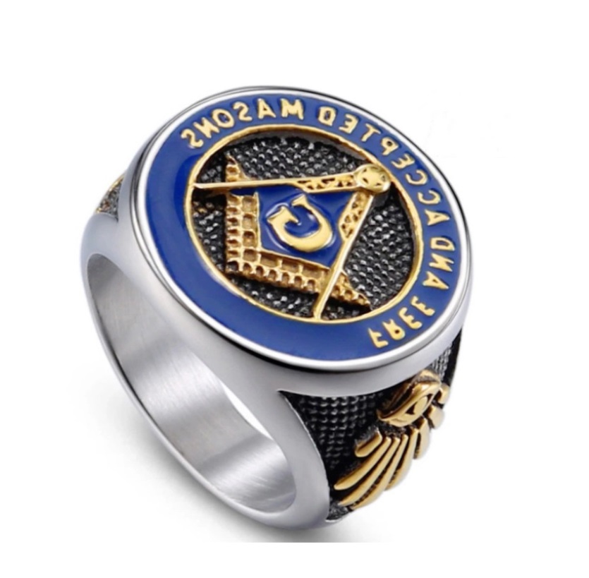 Blue Mason Masonic Ring